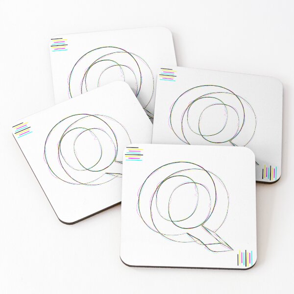 Item preview, Q - cmyk strokes designed and sold by JanKrogh.