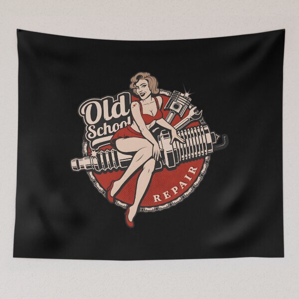 Artikelvorschau, 200 Hot Rod Retro Klassiker Rockabilly Old School entworfen und verkauft von KauanDiasCunha.
