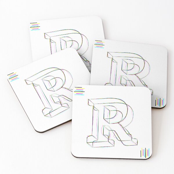 Item preview, R - cmyk strokes designed and sold by JanKrogh.