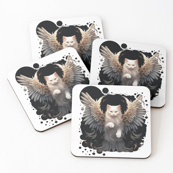 Item preview, Guardian angel cat designed and sold by Mohamedeinoo.