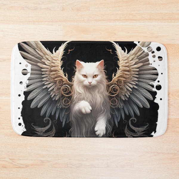 Item preview, Guardian angel cat designed and sold by Mohamedeinoo.
