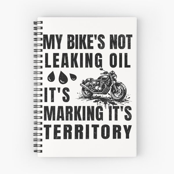 Item preview, My Bike's Not Leaking Oil It's Marking It's Territory designed and sold by ZeptepiTrends.