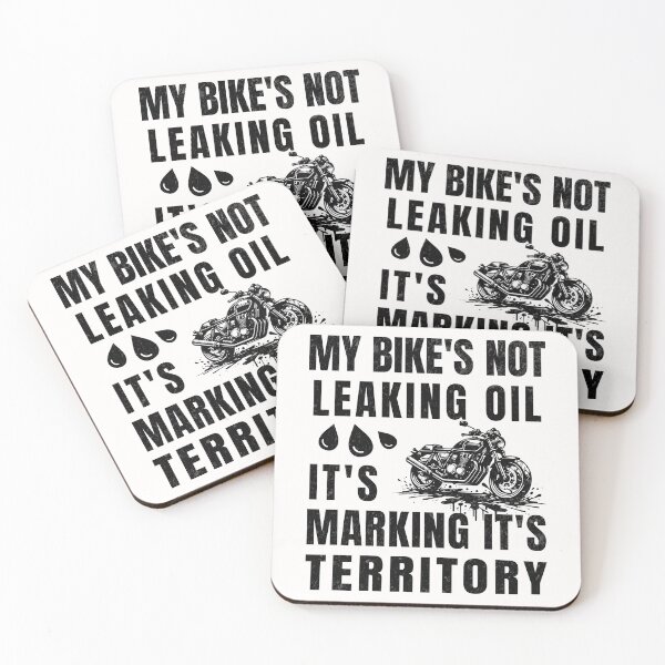 Item preview, My Bike's Not Leaking Oil It's Marking It's Territory designed and sold by ZeptepiTrends.