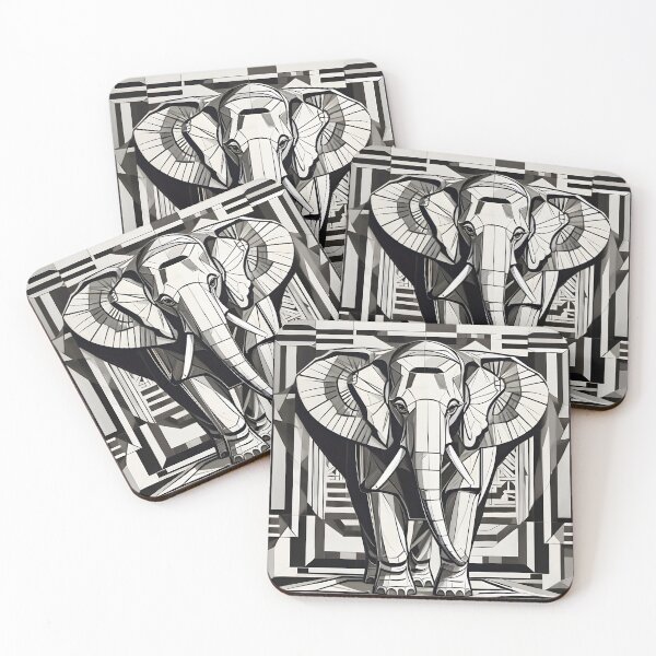 Item preview, The Classic Elephant designed and sold by abstractbkk.