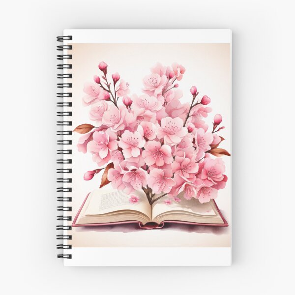 Item preview, Flor de cerezo en un libro designed and sold by Designfs.