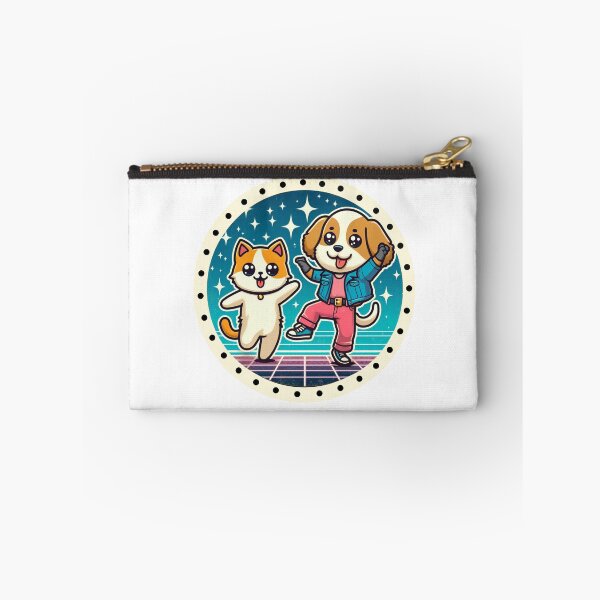 Item preview, cartoon cat and dog dancing disco designed and sold by isaweb.