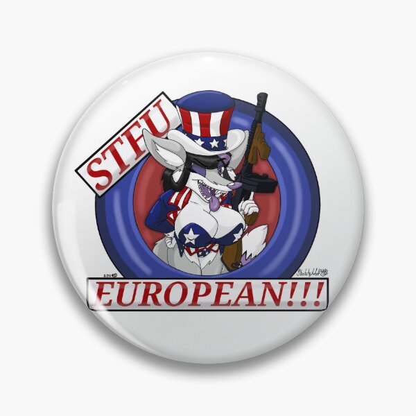 Item preview, Foxy Caine STFU European  designed and sold by PawsOffStudios.