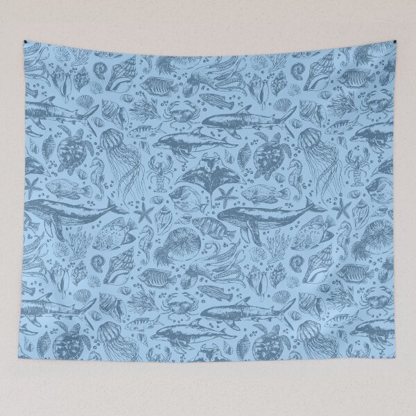 Item preview, Sea animals pattern designed and sold by bokasin.