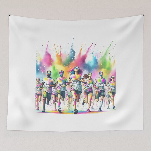 Item preview, Color Run Extravaganza: A Race Filled with Joy designed and sold by 0penvimark.