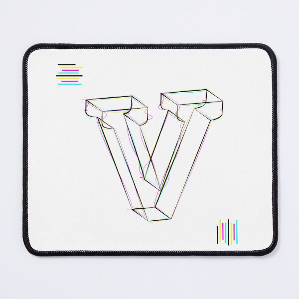 Item preview, V - cmyk strokes designed and sold by JanKrogh.