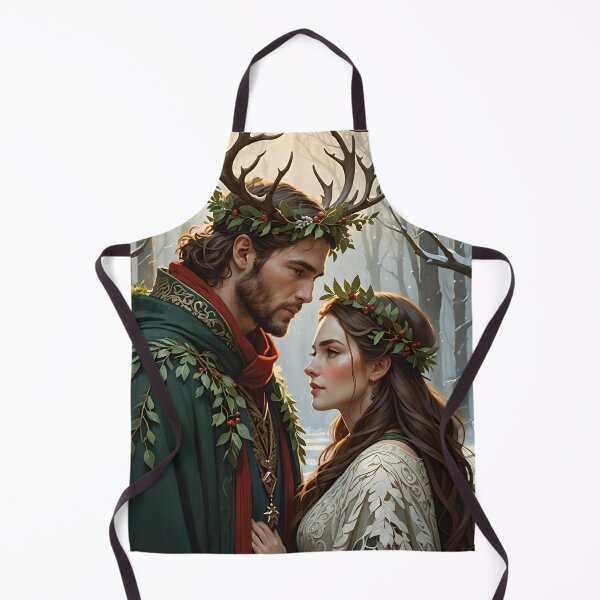 Item preview, Pagan Couple. Winter Solstice Yule. designed and sold by SoniaSarkali.