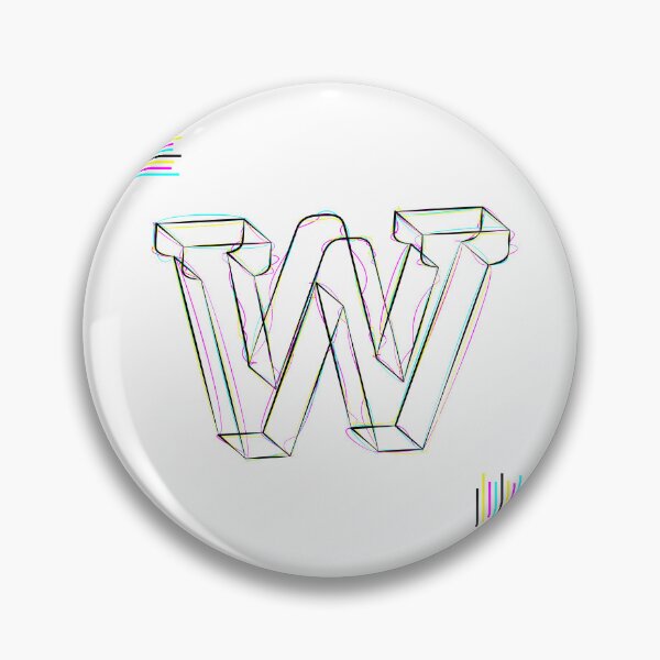 Item preview, W - cmyk strokes designed and sold by JanKrogh.
