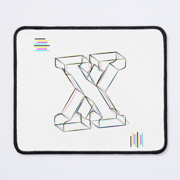 Item preview, X - cmyk strokes designed and sold by JanKrogh.