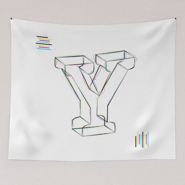 Item preview, Y - cmyk strokes designed and sold by JanKrogh.