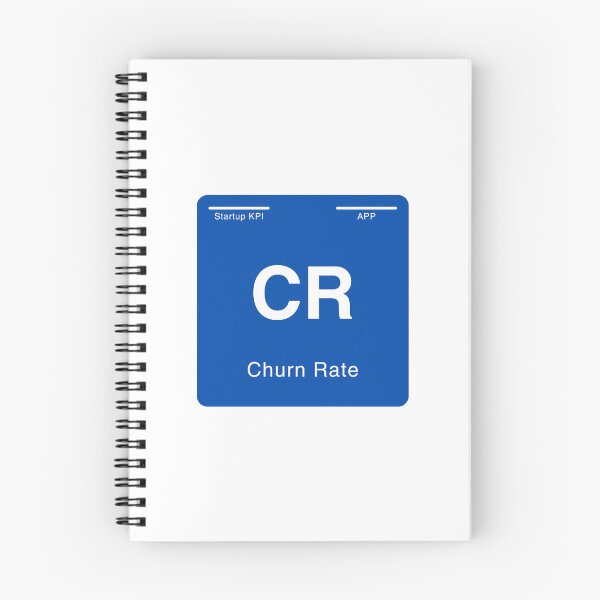 Item preview, Periodic table of startup KPIs “Churn Rate (CR)” designed and sold by whatthetechgear.