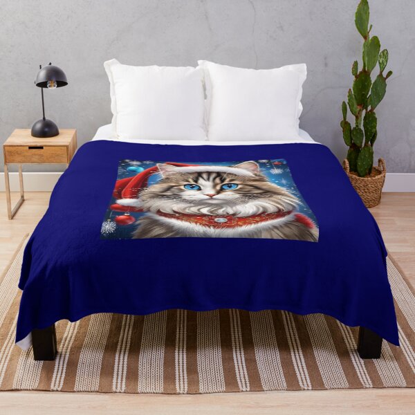 Item preview, Festive "Adorable Cat in Santa Outfit" Design - Perfect for Holiday Cheer designed and sold by InwzaDesign.
