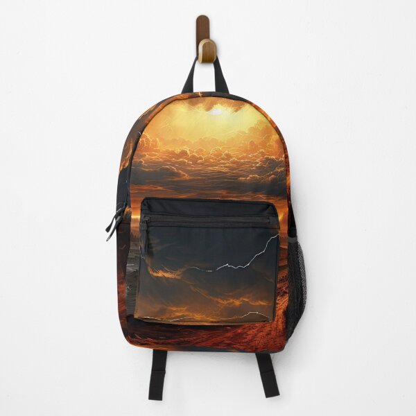 Item preview, Dramatic Sunset Over a Dusty Landscape With a Winding Path designed and sold by frequent-art.