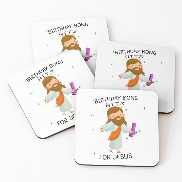 Item preview, birthday bong hits for Jesus designed and sold by StylishDesigns_ByJohn.