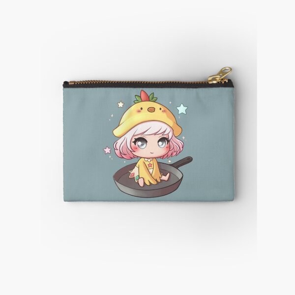 Item preview, Chibi Character in a Chicken Costume Sitting in a Pan designed and sold by Menlbear.