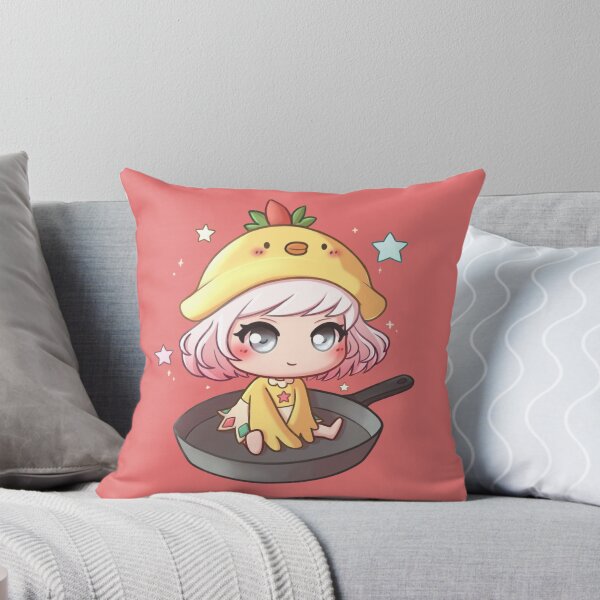 Item preview, Chibi Character in a Chicken Costume Sitting in a Pan designed and sold by Menlbear.
