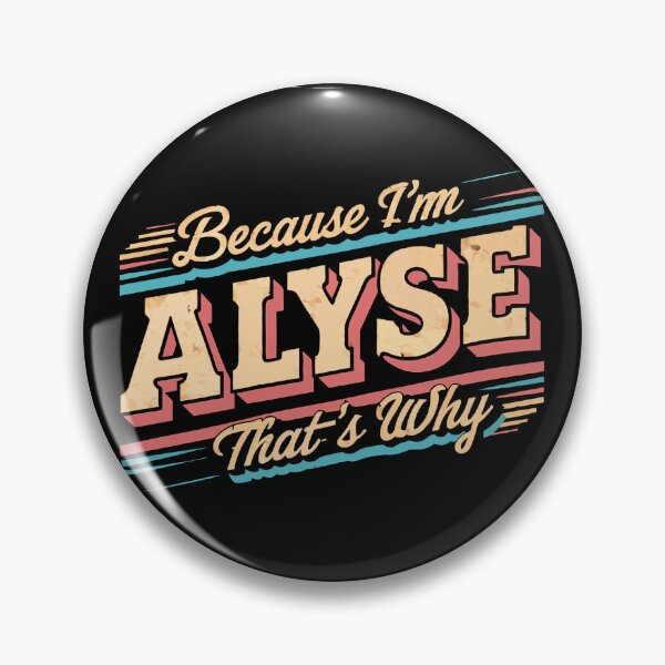 Artikelvorschau, Weil ich ALYSE bin, deshalb - Vintage Retro entworfen und verkauft von Atsariya.