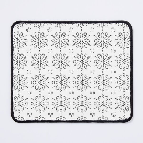 Item preview, Seamless flowers with back line designed and sold by Noonznm.