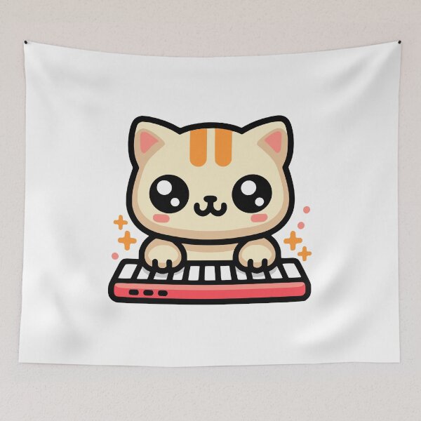 Item preview, Cat Synthesizer! Cute Keyboard Cats designed and sold by PMCreative.