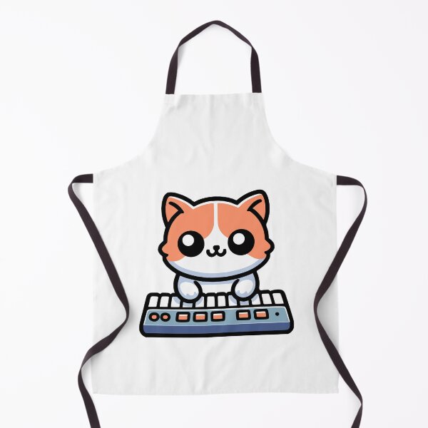 Item preview, Cute Cat Synthesizer! Kawaii Keyboard Cats designed and sold by PMCreative.