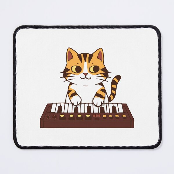 Item preview, Kawaii Cat Synthesizer! Cute Keyboard Kitten designed and sold by PMCreative.