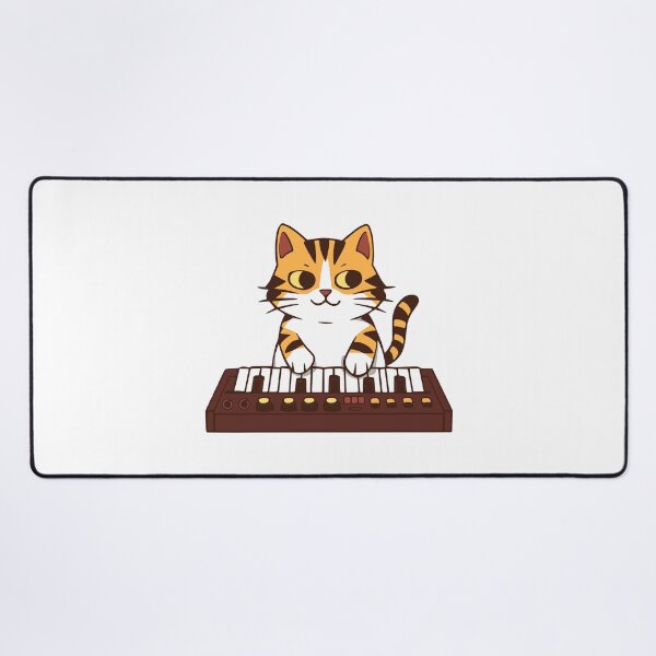 Item preview, Kawaii Cat Synthesizer! Cute Keyboard Kitten designed and sold by PMCreative.