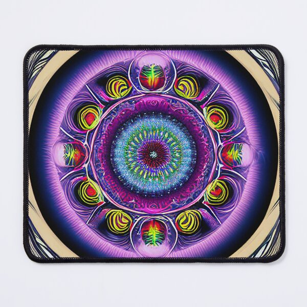 Item preview, Electronic Mandala: Futuristic Eye designed and sold by agence-dcc.