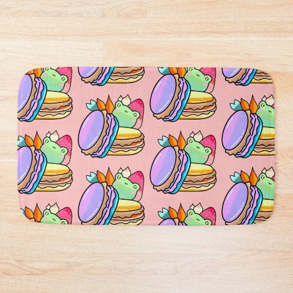 Item preview, French Colorful Cute Kawaii macaron dessert designed and sold by Quacktails.