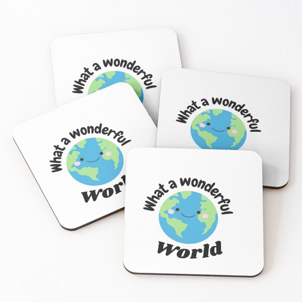 Item preview, what a wonderful world , quote  designed and sold by ikramart11.