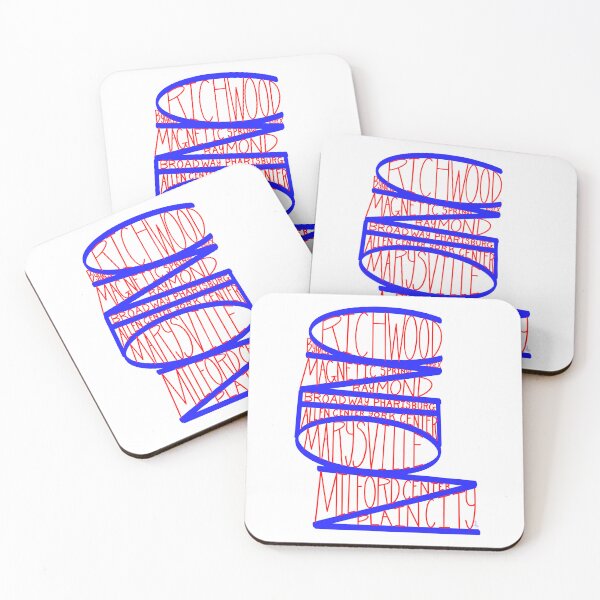 Item preview, Union County Ohio Cities and Towns, red/blue designed and sold by Handmadebyjessm.