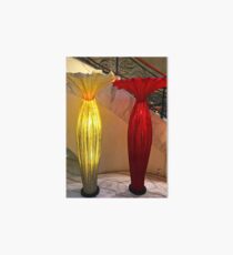 Red And Yellow Vase Art Board