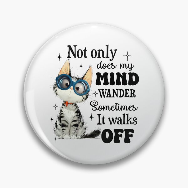 Item preview, My mind wander, funny cat mom design designed and sold by godleo.