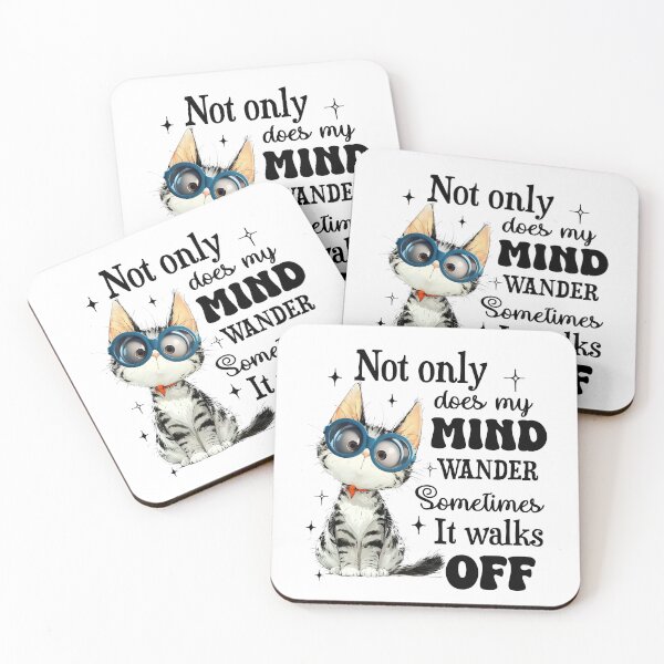 Item preview, My mind wander, funny cat mom design designed and sold by godleo.