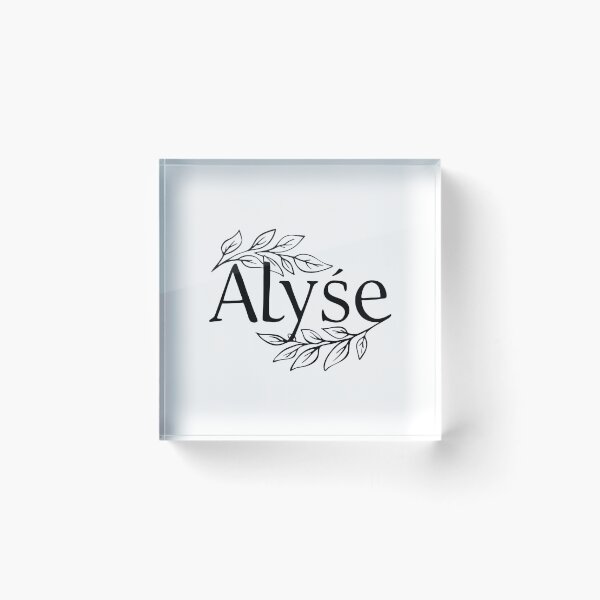 Item preview, Alyse Name Design with Leaf Motifs designed and sold by Atsariya.