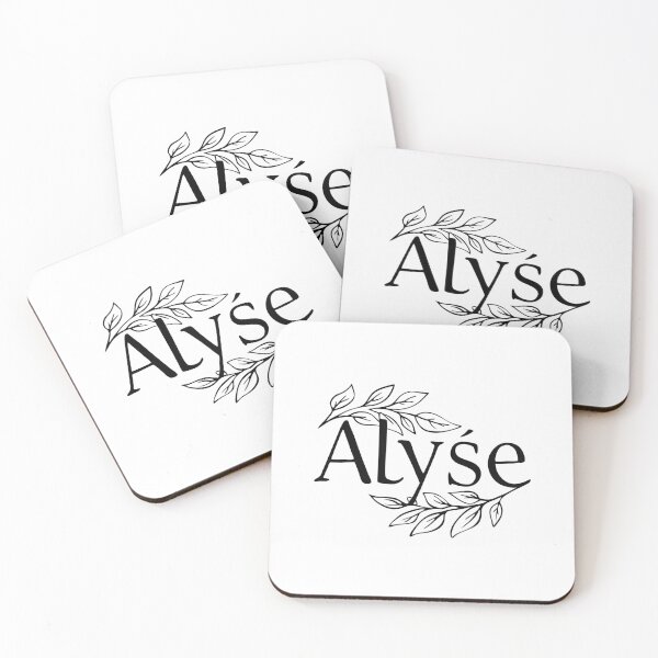 Item preview, Alyse Name Design with Leaf Motifs designed and sold by Atsariya.