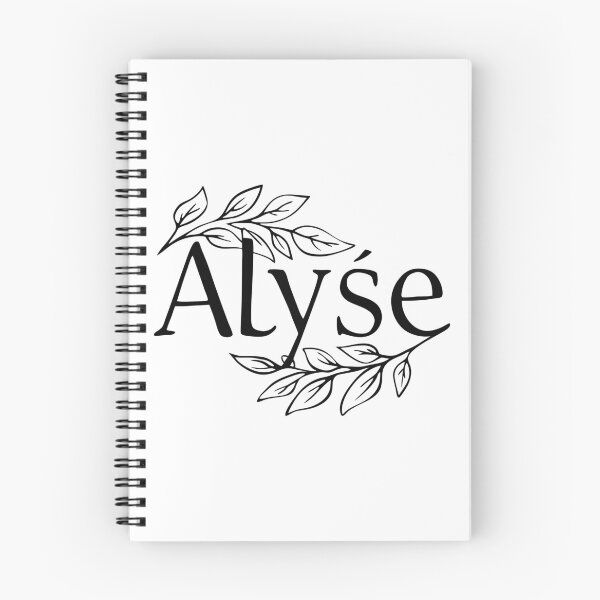 Item preview, Alyse Name Design with Leaf Motifs designed and sold by Atsariya.