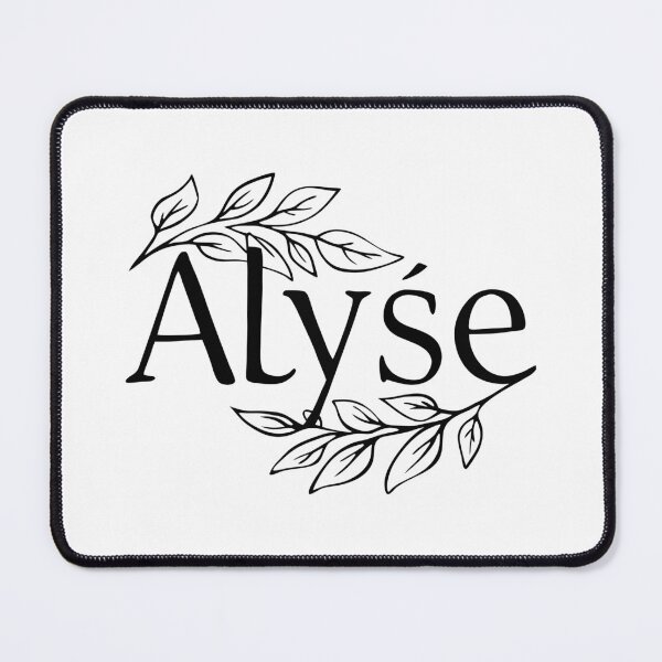 Item preview, Alyse Name Design with Leaf Motifs designed and sold by Atsariya.