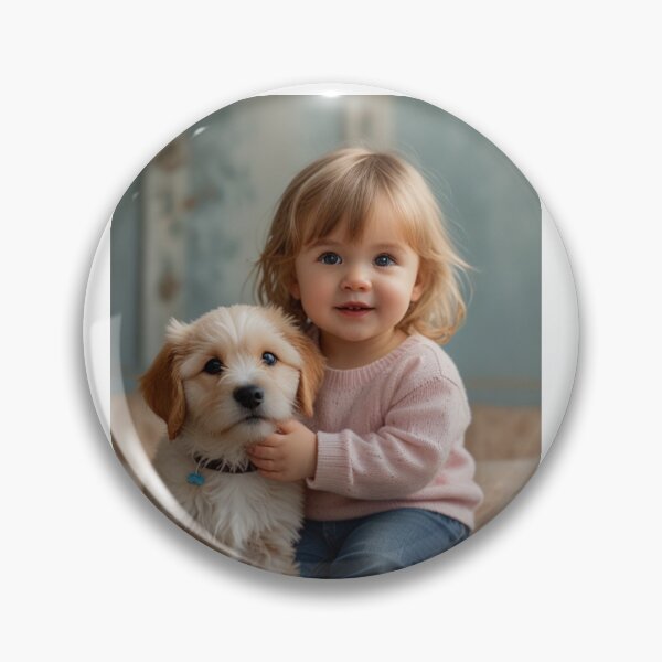 Item preview, A little girl with a puppy designed and sold by Designfs.