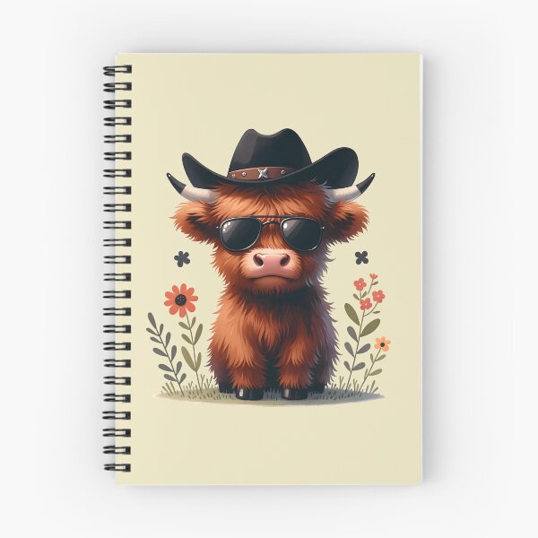 Item preview, Highland cow with sunglasses designed and sold by ImageTcraft.