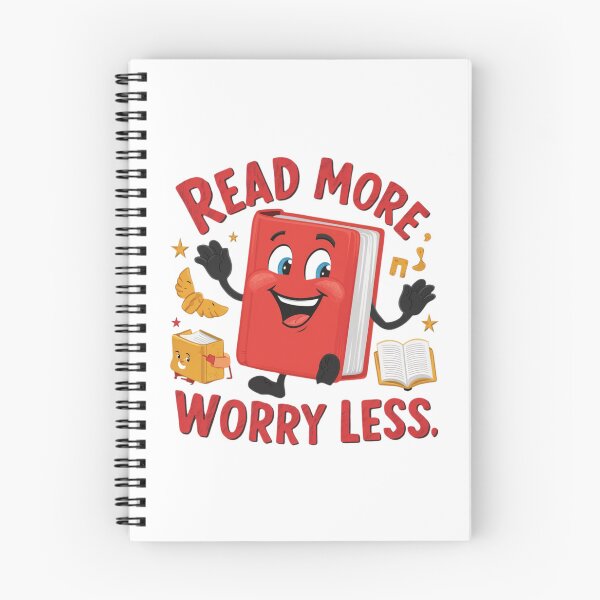Item preview, Read More Worry Less Cheerful Book designed and sold by deluxedigital1.