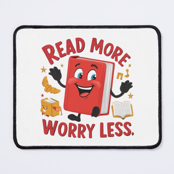 Item preview, Read More Worry Less Cheerful Book designed and sold by deluxedigital1.