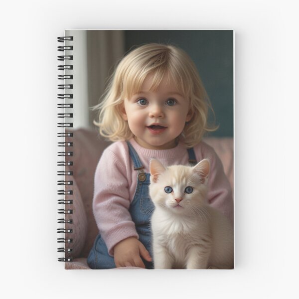 Item preview,  A little girl with a kitten designed and sold by Designfs.