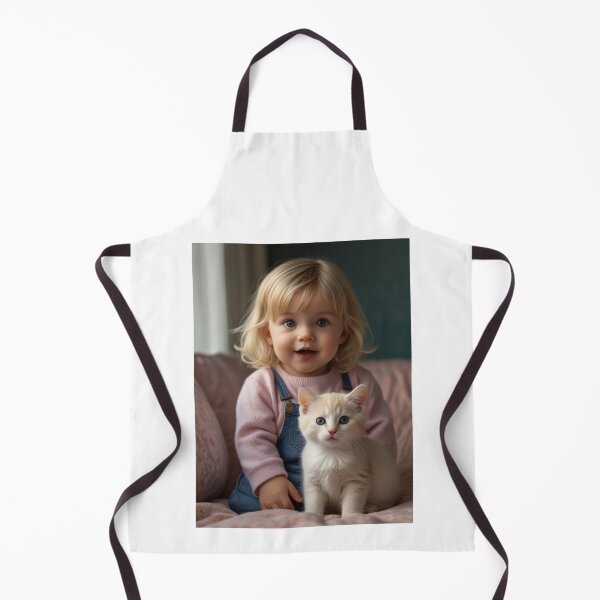 Item preview,  A little girl with a kitten designed and sold by Designfs.
