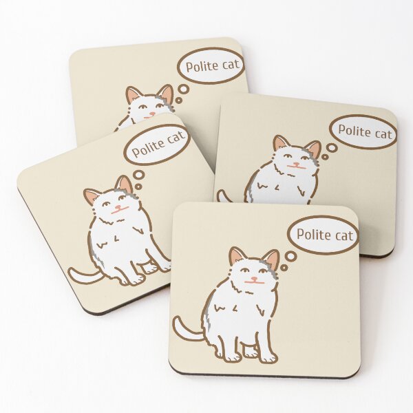 Item preview, Polite cat designed and sold by Brexmore3.