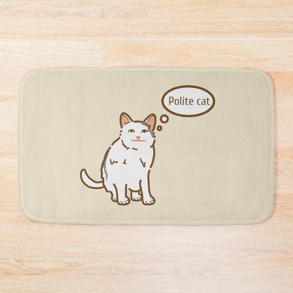 Item preview, Polite cat designed and sold by Brexmore3.