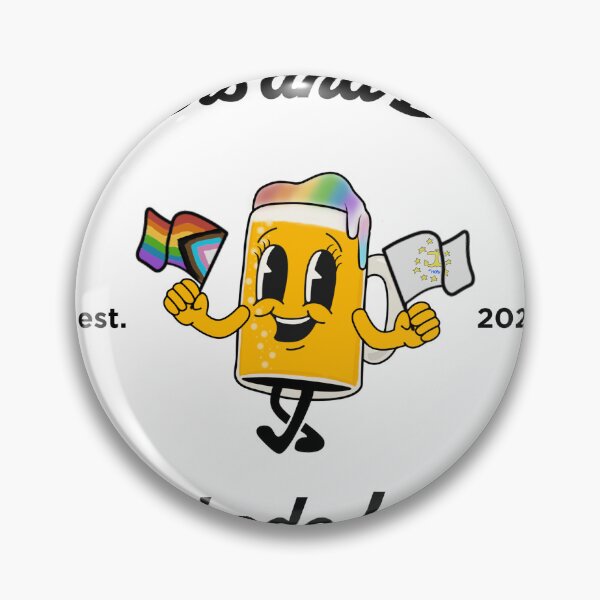 Item preview, Queers and Beers of RI – Full Logo w/Tipsy  designed and sold by Queers and Beers of Rhode Island .